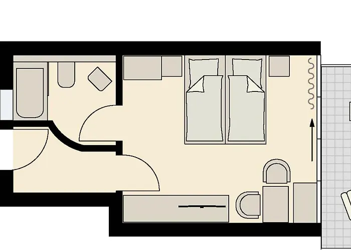 ホテル Appartementhotel Roehrenbach *